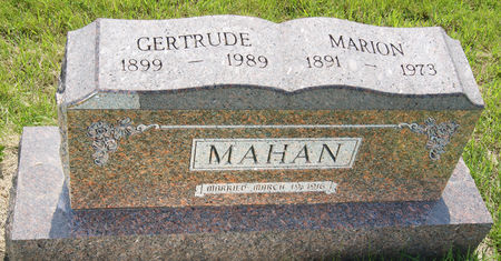 BRAKE MAHAN, EVEY GERTRUDE 