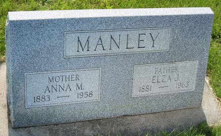 MCFARLAND MANLEY, ANNA MAY - Taylor County, Iowa | ANNA MAY MCFARLAND MANLEY 