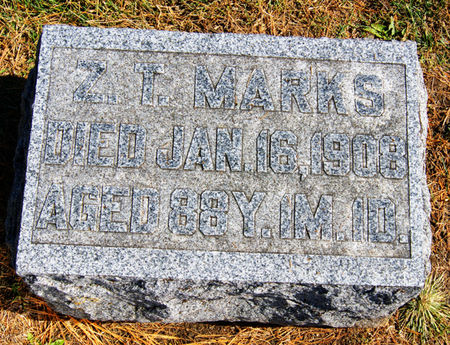 MARKS, ZADOCK  T. - Taylor County, Iowa | ZADOCK  T. MARKS 
