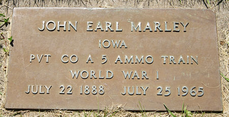 MARLEY, JOHN EARL - Taylor County, Iowa | JOHN EARL MARLEY 