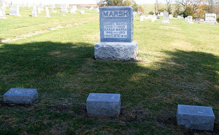 MARSH, DANIEL, FAMILY PLOT OF - Taylor County, Iowa | DANIEL, FAMILY PLOT OF MARSH 