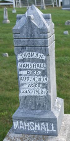 MARSHALL, THOMAS - Taylor County, Iowa | THOMAS MARSHALL 