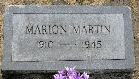 MARTIN, MARION BRADLEY - Taylor County, Iowa | MARION BRADLEY MARTIN 