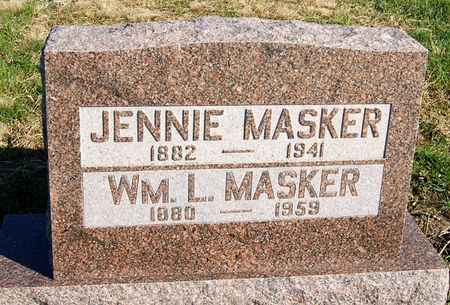 WEBSTER MASKER, MARY JENNIE - Taylor County, Iowa | MARY JENNIE WEBSTER MASKER 