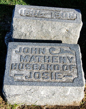 MATHENY, JOHN THOMAS LAFAYETTE - Taylor County, Iowa | JOHN THOMAS LAFAYETTE MATHENY 
