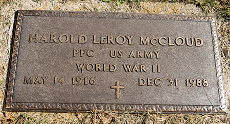 MCCLOUD, HAROLD LEROY - Taylor County, Iowa | HAROLD LEROY MCCLOUD 