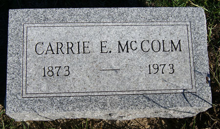 MCCOLM, CARRIE ELIZABETH - Taylor County, Iowa | CARRIE ELIZABETH MCCOLM 