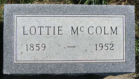 JOHNSTON MCCOLM, LOTTIE MARIE - Taylor County, Iowa | LOTTIE MARIE JOHNSTON MCCOLM 