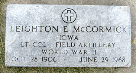 MCCORMICK, WILLIAM LEIGHTON ELLISTON - Taylor County, Iowa | WILLIAM LEIGHTON ELLISTON MCCORMICK 