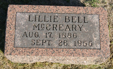 STEWART MCCREARY, LILLIE BELLE (BELL) - Taylor County, Iowa | LILLIE BELLE (BELL) STEWART MCCREARY 