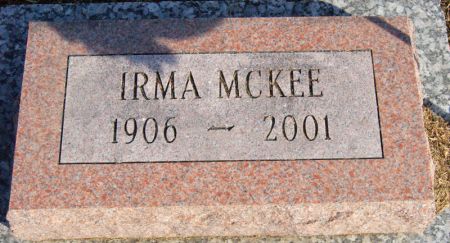 BURK MCKEE, IRMA OLGA - Taylor County, Iowa | IRMA OLGA BURK MCKEE 