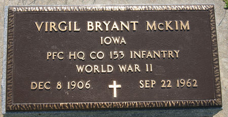 MCKIM, VIRGIL BRYANT - Taylor County, Iowa | VIRGIL BRYANT MCKIM 