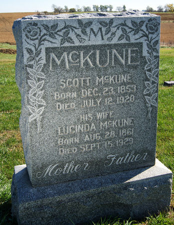 WHITE MCKUNE, LUCINDA JANE - Taylor County, Iowa | LUCINDA JANE WHITE MCKUNE 