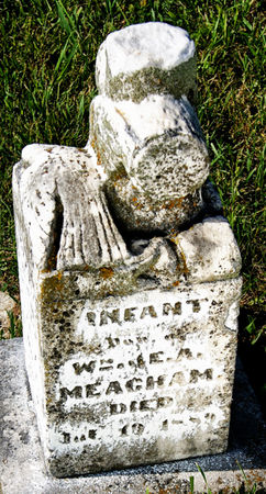MEAGHAM, WILLIAM, INFANT DAUGHTER OF - Taylor County, Iowa | WILLIAM, INFANT DAUGHTER OF MEAGHAM 