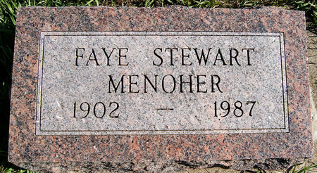STEWART MENOHER, L.  FAYE - Taylor County, Iowa | L.  FAYE STEWART MENOHER 