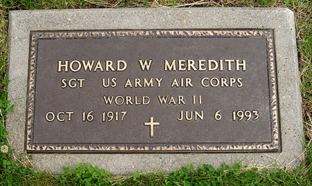 MEREDITH, HOWARD WOODROW - Taylor County, Iowa | HOWARD WOODROW MEREDITH 