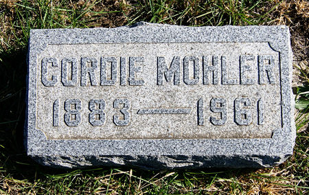 ADAMS MOHLER, CORDIE ELIZABETH - Taylor County, Iowa | CORDIE ELIZABETH ADAMS MOHLER 