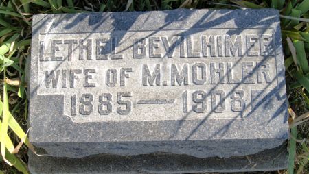 BEVILHIMER MOHLER, IDA ETHEL - Taylor County, Iowa | IDA ETHEL BEVILHIMER MOHLER 