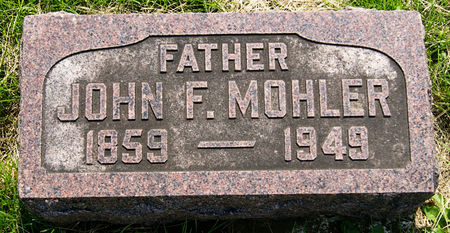 MOHLER, JOHN FRANKLIN - Taylor County, Iowa | JOHN FRANKLIN MOHLER 