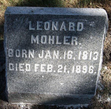 MOHLER, JOHN LEONARD - Taylor County, Iowa | JOHN LEONARD MOHLER 
