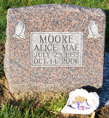 MOORE, ALICE MAE - Taylor County, Iowa | ALICE MAE MOORE 