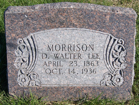MORRISON, D. WALTER LEE - Taylor County, Iowa | D. WALTER LEE MORRISON 
