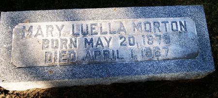 MORTON, MARY LUELLA - Taylor County, Iowa | MARY LUELLA MORTON 