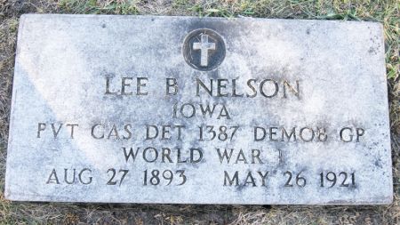 NELSON, LEE BURNARD - Taylor County, Iowa | LEE BURNARD NELSON 