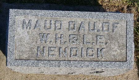 NENDICK, MAUD - Taylor County, Iowa | MAUD NENDICK 