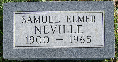 NEVILLE, SAMUEL ELMER - Taylor County, Iowa | SAMUEL ELMER NEVILLE 