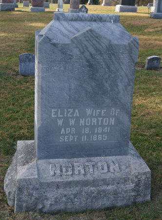 STEEL NORTON, ELIZA - Taylor County, Iowa | ELIZA STEEL NORTON 