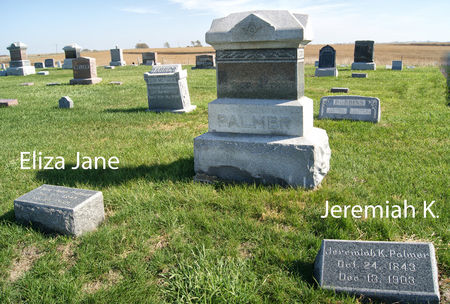 PALMER, JEREMIAH KELLY, FAMILY PLOT - Taylor County, Iowa | JEREMIAH KELLY, FAMILY PLOT PALMER 