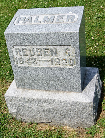 PALMER, REUBEN S., FAMILY STONE OF - Taylor County, Iowa | REUBEN S., FAMILY STONE OF PALMER 