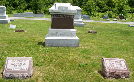 PAUL, JOSEPH WARREN, FAMILY PLOT OF - Taylor County, Iowa | JOSEPH WARREN, FAMILY PLOT OF PAUL 