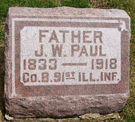 PAUL, JOSEPH WARREN - Taylor County, Iowa | JOSEPH WARREN PAUL 
