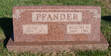 PFANDER, WILLIAM HENRY - Taylor County, Iowa | WILLIAM HENRY PFANDER 
