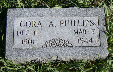 PHILLIPS, CORA ALINE - Taylor County, Iowa | CORA ALINE PHILLIPS 