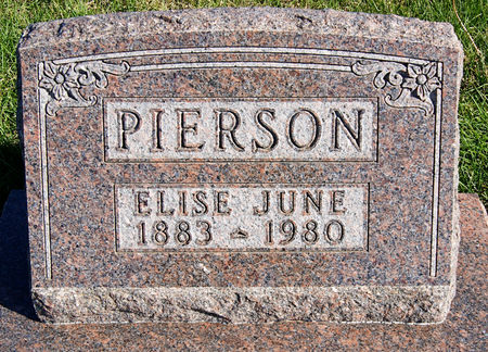 PIERSON, ELISE JUNE - Taylor County, Iowa | ELISE JUNE PIERSON 