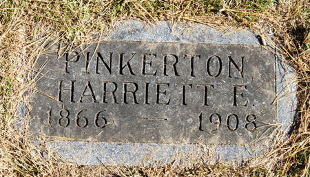 PINKERTON, HARRIET ELIZABETH - Taylor County, Iowa | HARRIET ELIZABETH PINKERTON 