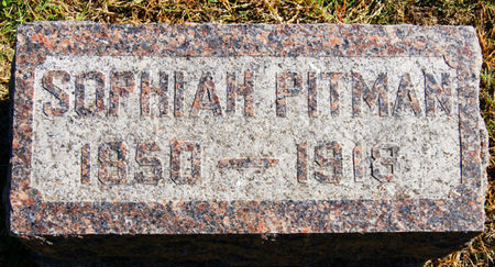 PITMAN, SOPHIA (SOPHIAH) JANE - Taylor County, Iowa | SOPHIA (SOPHIAH) JANE PITMAN 