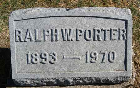 PORTER, RALPH WILLIAM - Taylor County, Iowa | RALPH WILLIAM PORTER 