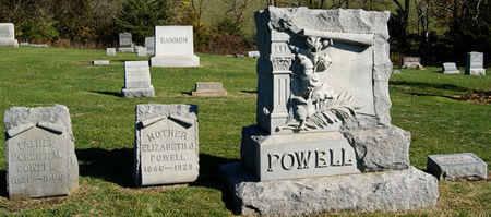 POWELL, ROBERT MASSIE, FAMILLY PLOT OF - Taylor County, Iowa | ROBERT MASSIE, FAMILLY PLOT OF POWELL 