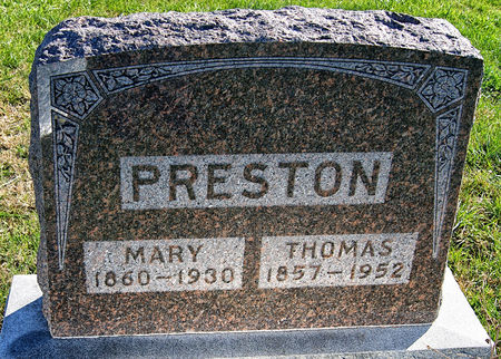 PRESTON, MARY - Taylor County, Iowa | MARY PRESTON 