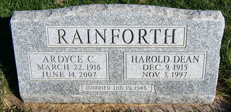 RAINFORTH, ARDYCE CATHERINE - Taylor County, Iowa | ARDYCE CATHERINE RAINFORTH 