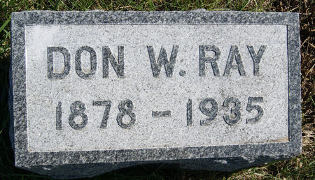 RAY, DON W. - Taylor County, Iowa | DON W. RAY 