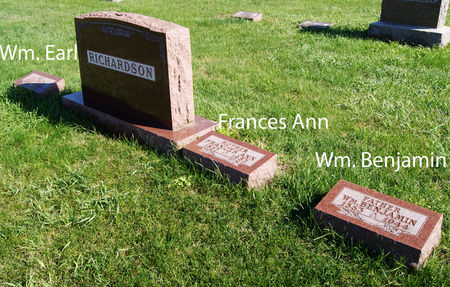 RICHARDSON, WILLIAM BENJAMIN, FAMILY PLOT - Taylor County, Iowa | WILLIAM BENJAMIN, FAMILY PLOT RICHARDSON 