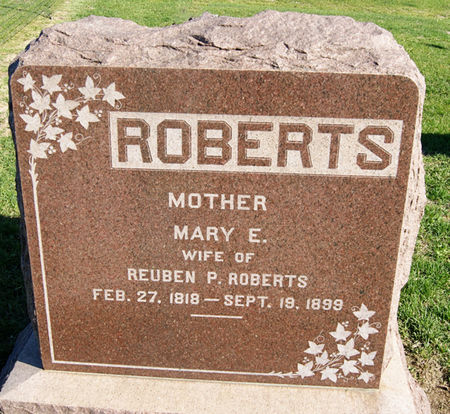 HOLMES ROBERTS, MARY E. - Taylor County, Iowa | MARY E. HOLMES ROBERTS 
