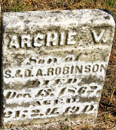 ROBINSON, ARCHIE V. - Taylor County, Iowa | ARCHIE V. ROBINSON 