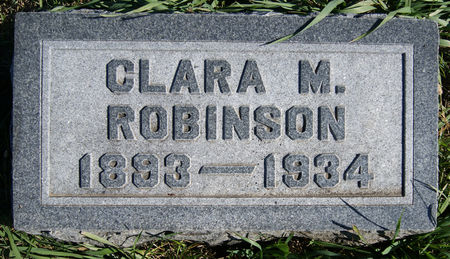 NEVILLE ROBINSON, CLARA MEARLE - Taylor County, Iowa | CLARA MEARLE NEVILLE ROBINSON 