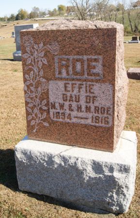 ROE, EFFIE LILLIAN - Taylor County, Iowa | EFFIE LILLIAN ROE 